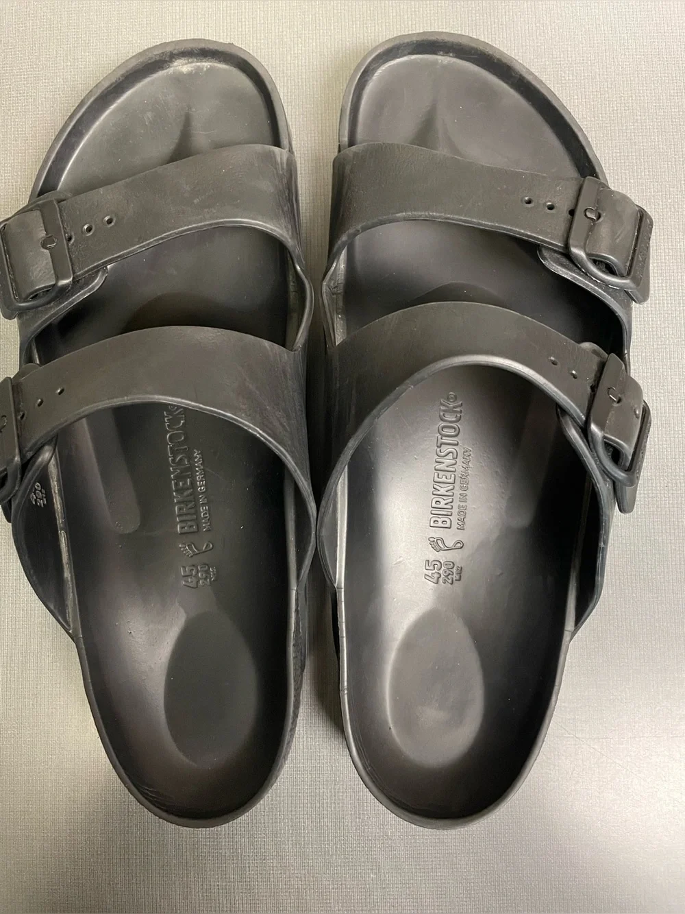 Birkenstock Men’s Black Two-Strap Arizona EVA Sandals